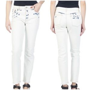 MAJE Jean Droit Distressed Paoline